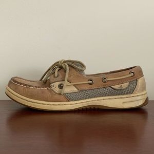 Sperry Topsider Women's Boat Shoe Size 6-Tan/Brown